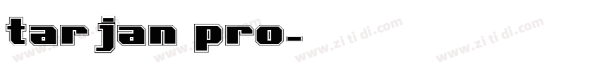 tarjan pro字体转换